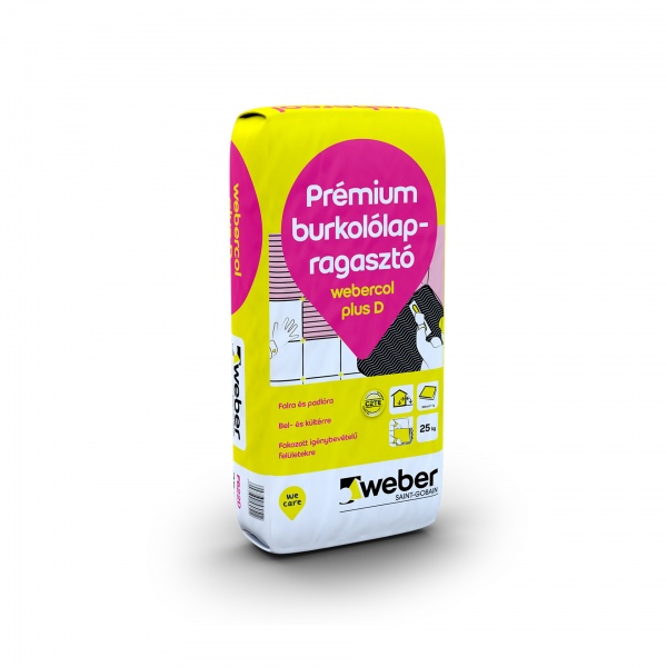 Weber Webercol Plus D C2TE csempe és burkolólap ragasztó - 25kg