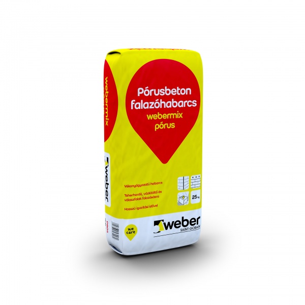 Weber Webermix pórusbeton falazóhabarcs - 25kg