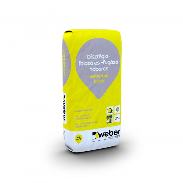 Weber Webertec Brick dísztégla falazó és fugázóhabarcs - alapszínek - 25kg